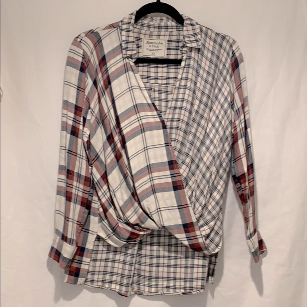 Plaid XS Abercrombie blouse